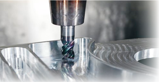 Aluminum grooving reduces machining time at twice the feed rate